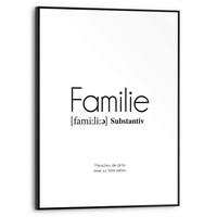 BILD Text  - Schwarz/Weiß, Design, Holzwerkstoff (40/30/2cm) - Reinders!