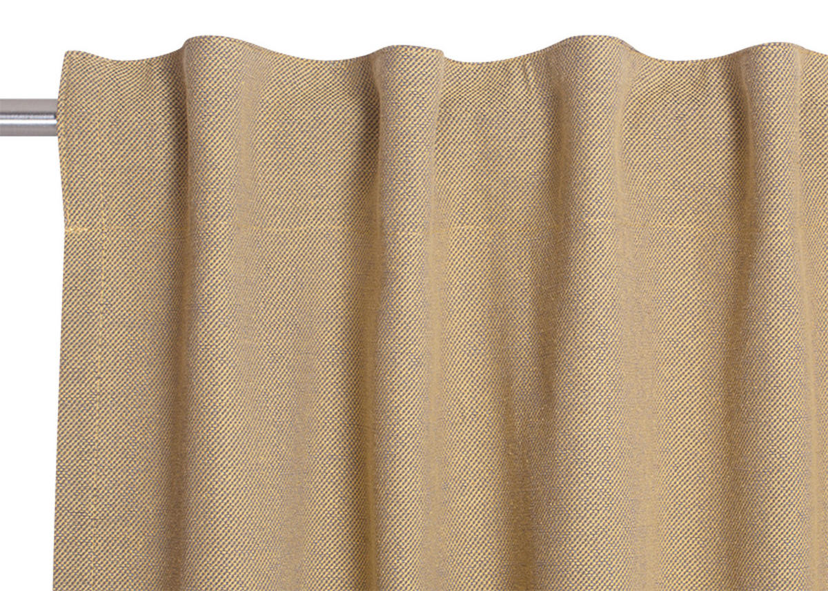 FERTIGVORHANG blickdicht  - Gelb, Basics, Textil (130/250cm) - Schöner Wohnen