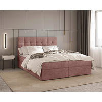 BOXBETT 140/200 cm,  in Kupferfarben, Bettkasten, Topper,  - Schwarz/Kupferfarben, MODERN, Holz/Kunststoff (140/200cm) - MID.YOU