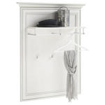 GARDEROBENPANEEL 88/112/26 cm  - Weiß, LIFESTYLE, Holzwerkstoff (88/112/26cm) - Xora