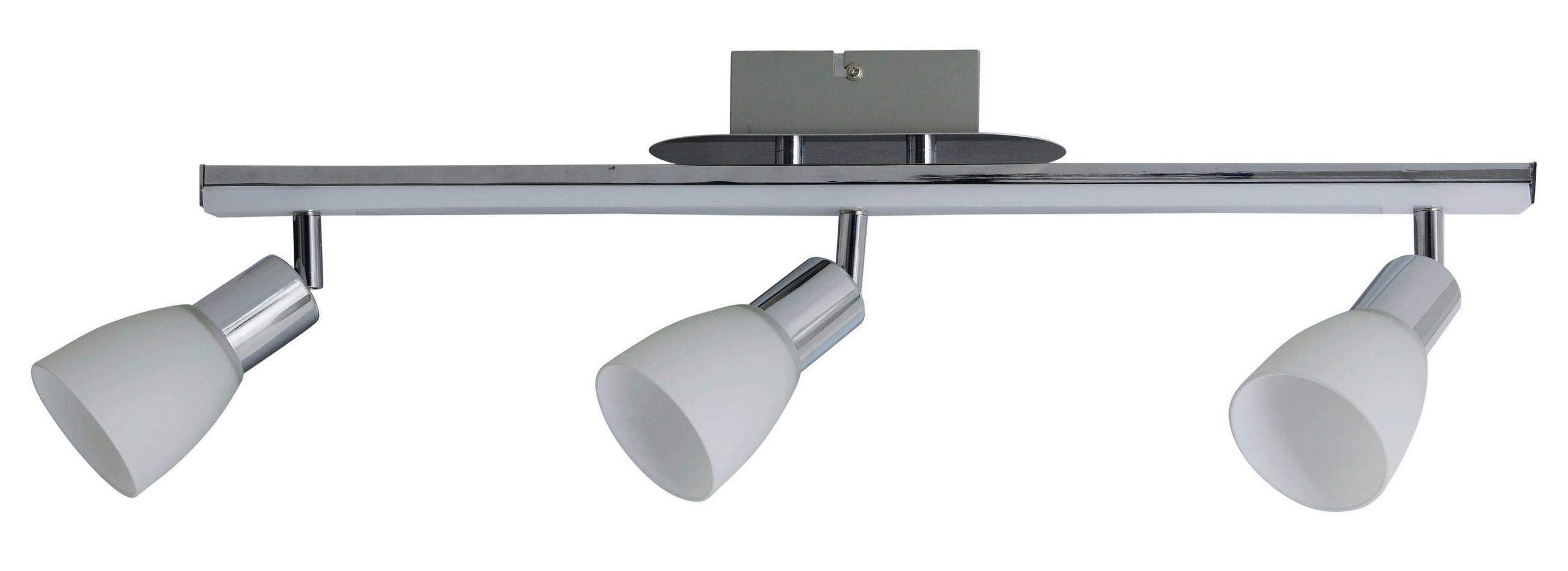 LED-STRAHLER 60/22 cm   - Chromfarben/Opal, Basics, Glas/Kunststoff (60/22cm) - Näve