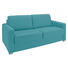SCHLAFSOFA Blau - Blau/Chromfarben, KONVENTIONELL, Textil/Metall (188/86/97cm) - NOVEL