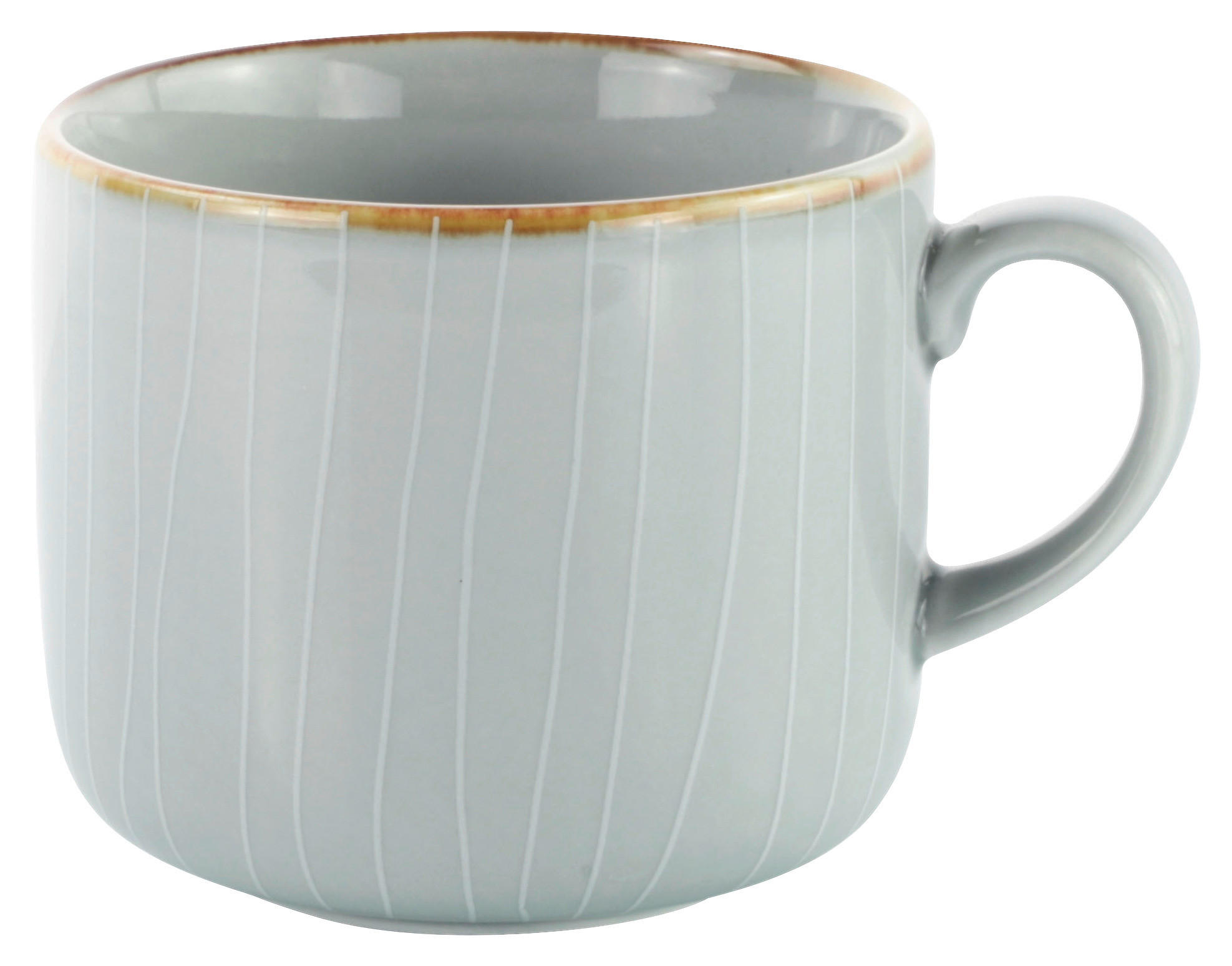 KAFFEETASSE 230 ml  - Grau, Design, Keramik (230ml) - Landscape