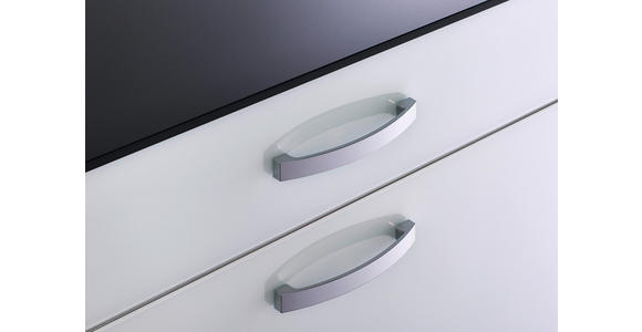 SCHUHSCHRANK 117/97/35 cm - Chromfarben/Silberfarben, Design, Glas/Holzwerkstoff (117/97/35cm) - Moderano