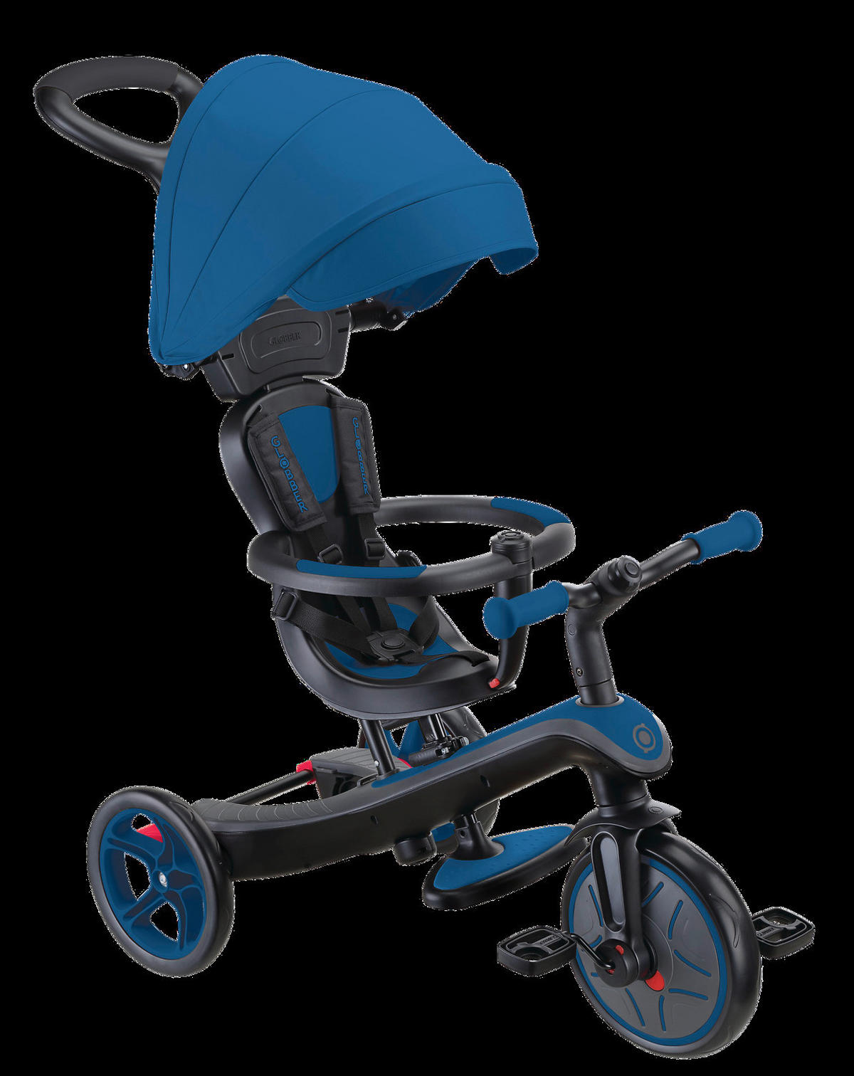 DREIRAD EXPLORER TRIKE 4in1  - Blau, Basics, Kunststoff (95/47/97,5cm) - GLOBBER