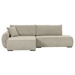 ECKSOFA Mintgrün Flachgewebe Zierkissen, Rückenkissen, Bettkasten, Schlaffunktion, Rücken echt, Liegefläche im Originalstoff  - Schwarz/Mintgrün, KONVENTIONELL, Kunststoff/Textil (145/260cm) - Carryhome