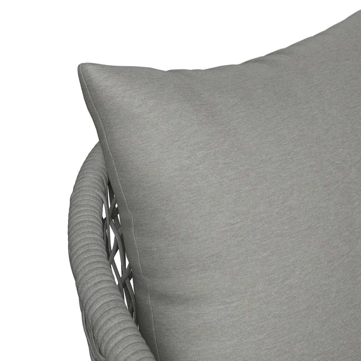 GARTENSTUHL Metall, Kunststoff, Textil Grau  - Anthrazit/Grau, MODERN, Kunststoff/Textil (60/76/62cm) - Ambia Garden