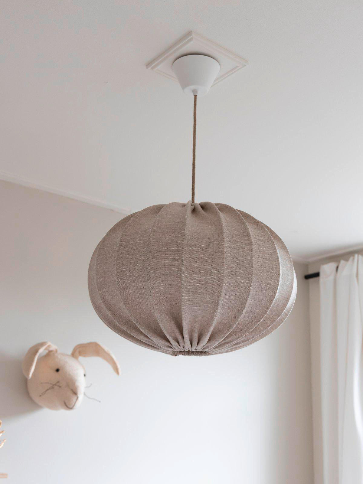 HÄNGELEUCHTE PR Home Hilma 40 cm  - Beige, Trend, Textil (40cm)