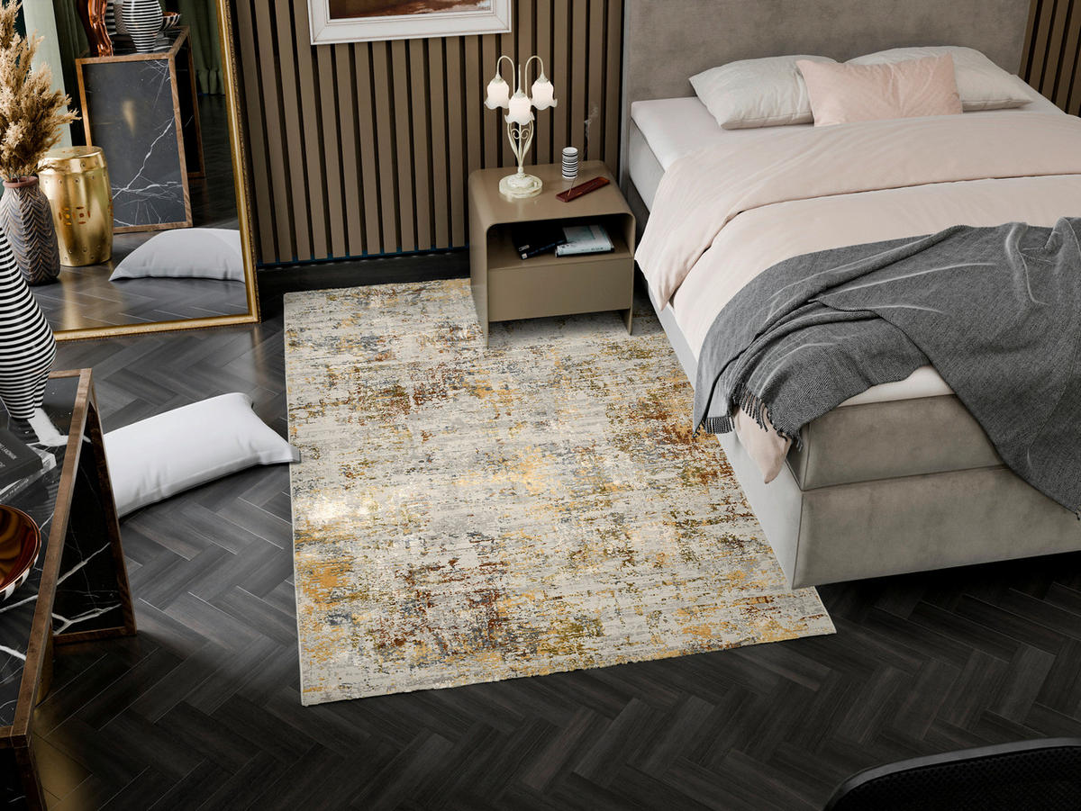 VINTAGE-TEPPICH 80/150 cm Valdovara Braun, Creme, Grau rechteckig  - Creme/Braun, Design, Textil (80/150cm) - Dieter Knoll