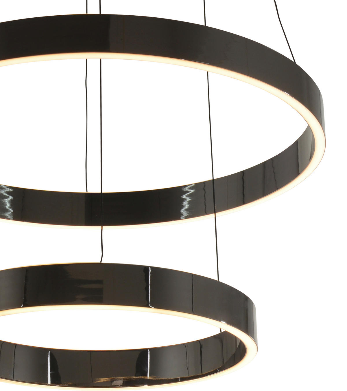 LED-HÄNGELEUCHTE 60/150 cm  - Schwarzchrom, Design, Kunststoff/Metall (60/150cm)