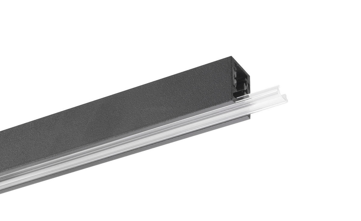 SCHIENENSYSTEM-ABDECKSCHIENE - Transparent, Basics, Kunststoff (50cm) - Fischer & Honsel