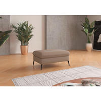 HOCKER in Textil Taupe  - Taupe/Creme, KONVENTIONELL, Textil/Metall (104/47/69cm) - Sit & More