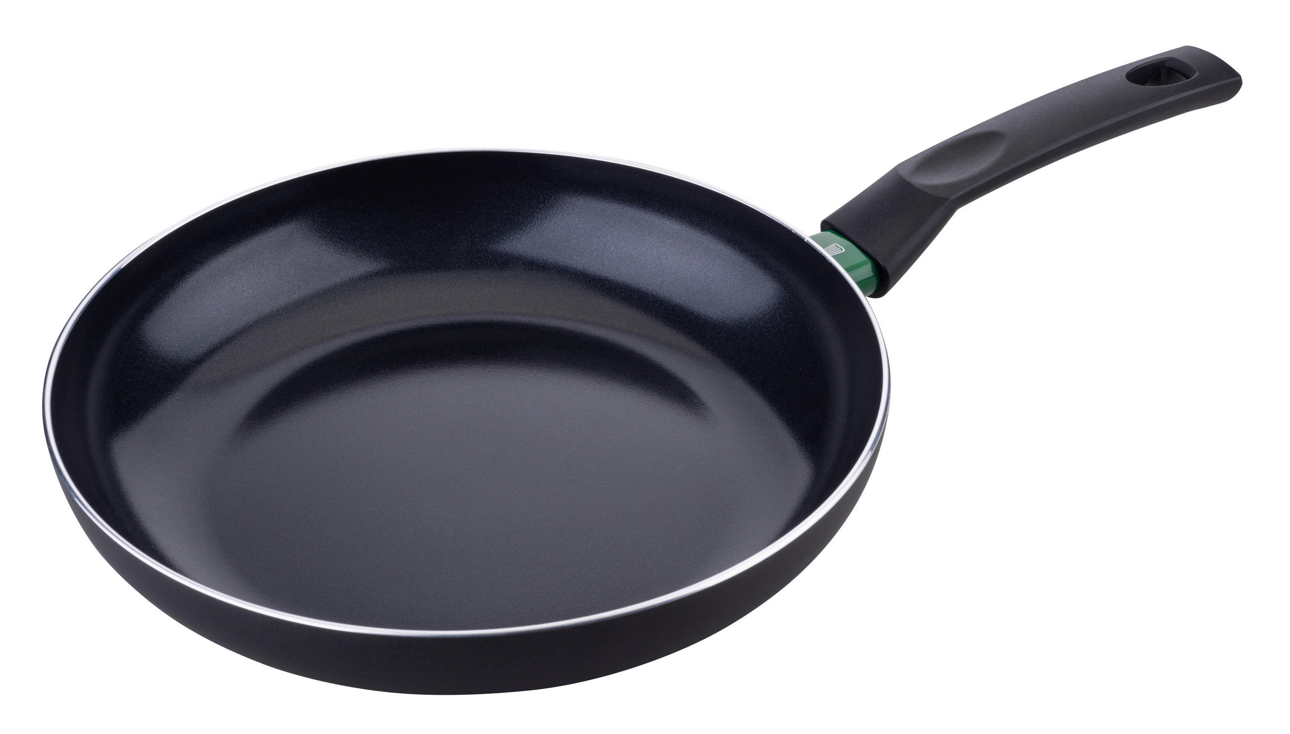 BRATPFANNE BIELEFELD Keramikbeschichtung 28 cm  - Schwarz/Grün, Basics, Metall (28cm) - Chefkoch+Fackelmann