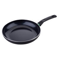 BRATPFANNE BIELEFELD Keramikbeschichtung 28 cm  - Schwarz/Grün, Basics, Metall (28cm) - Chefkoch+Fackelmann