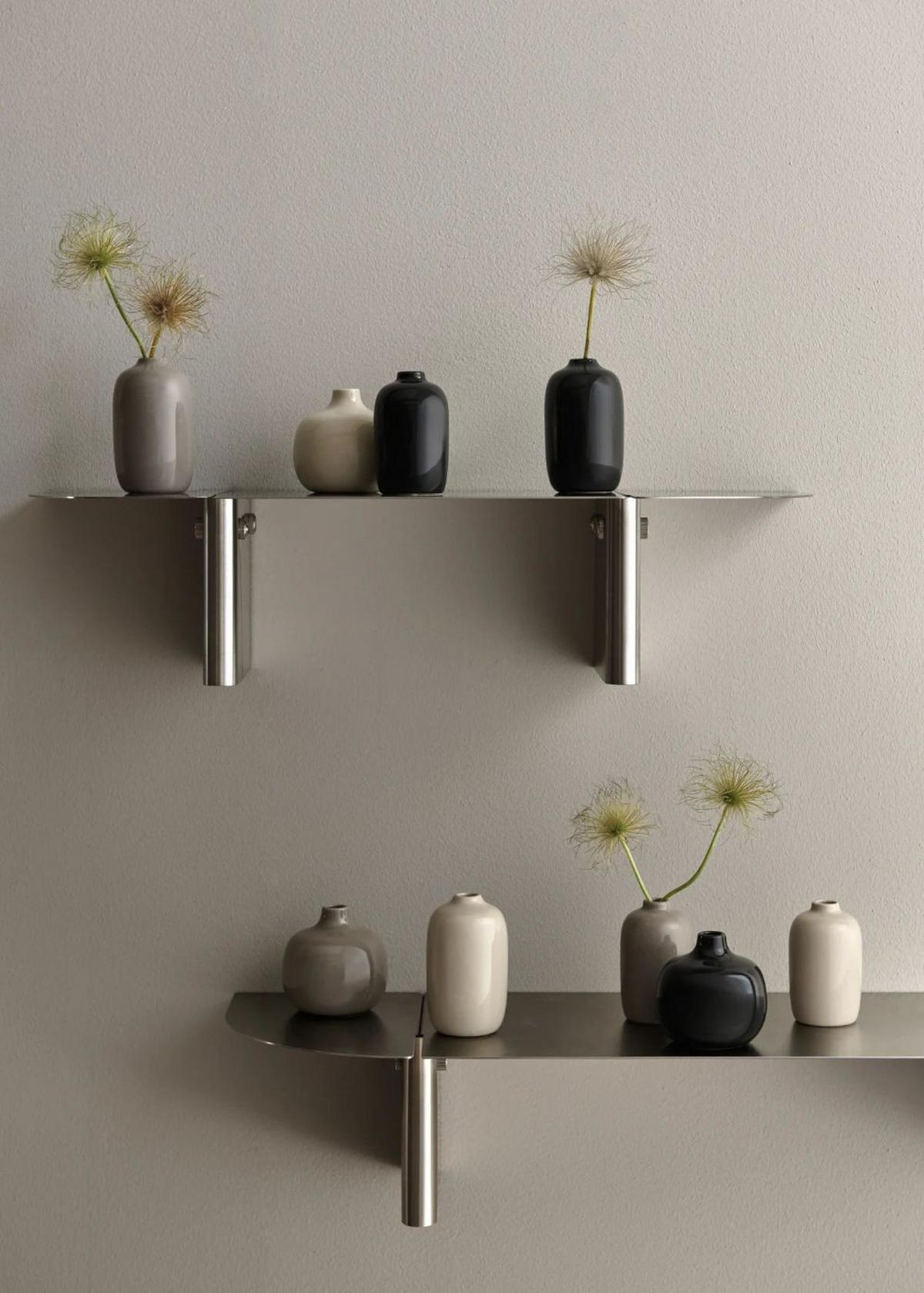 DEKOVASE  - Schlammfarben, KONVENTIONELL, Keramik (6/10cm) - Blomus
