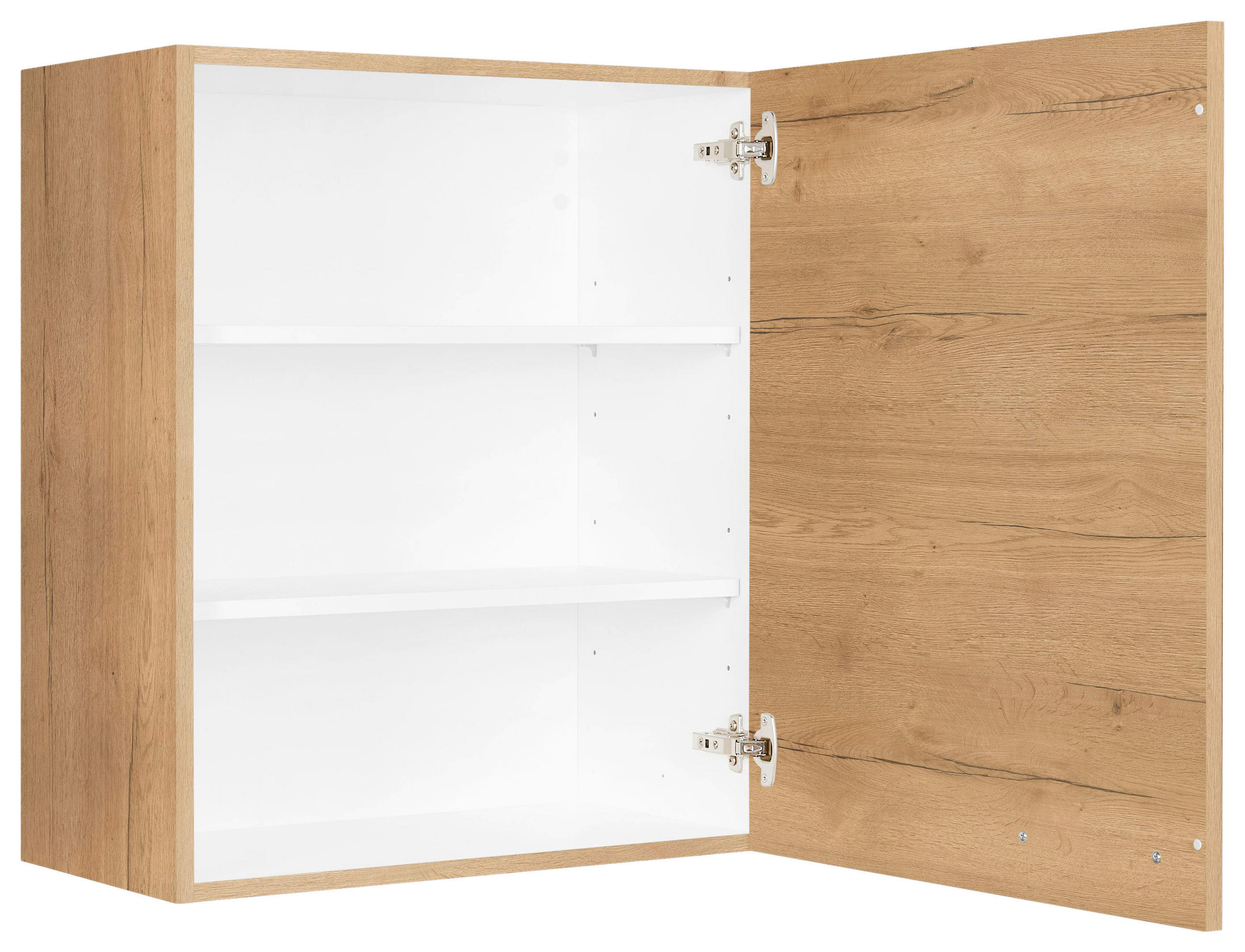 KÜCHENOBERSCHRANK 60/72/35 cm  in Eichefarben  - Eichefarben/Schwarz, MODERN, Holzwerkstoff/Metall (60/72/35cm) - Nobilia