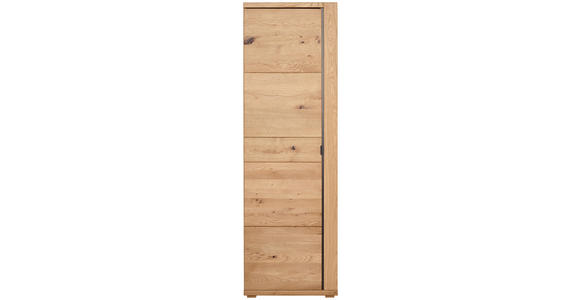 GARDEROBENSCHRANK  in 62/196/38 cm  - Wildeiche/Anthrazit, Natur, Holz/Holzwerkstoff (62/196/38cm) - Linea Natura