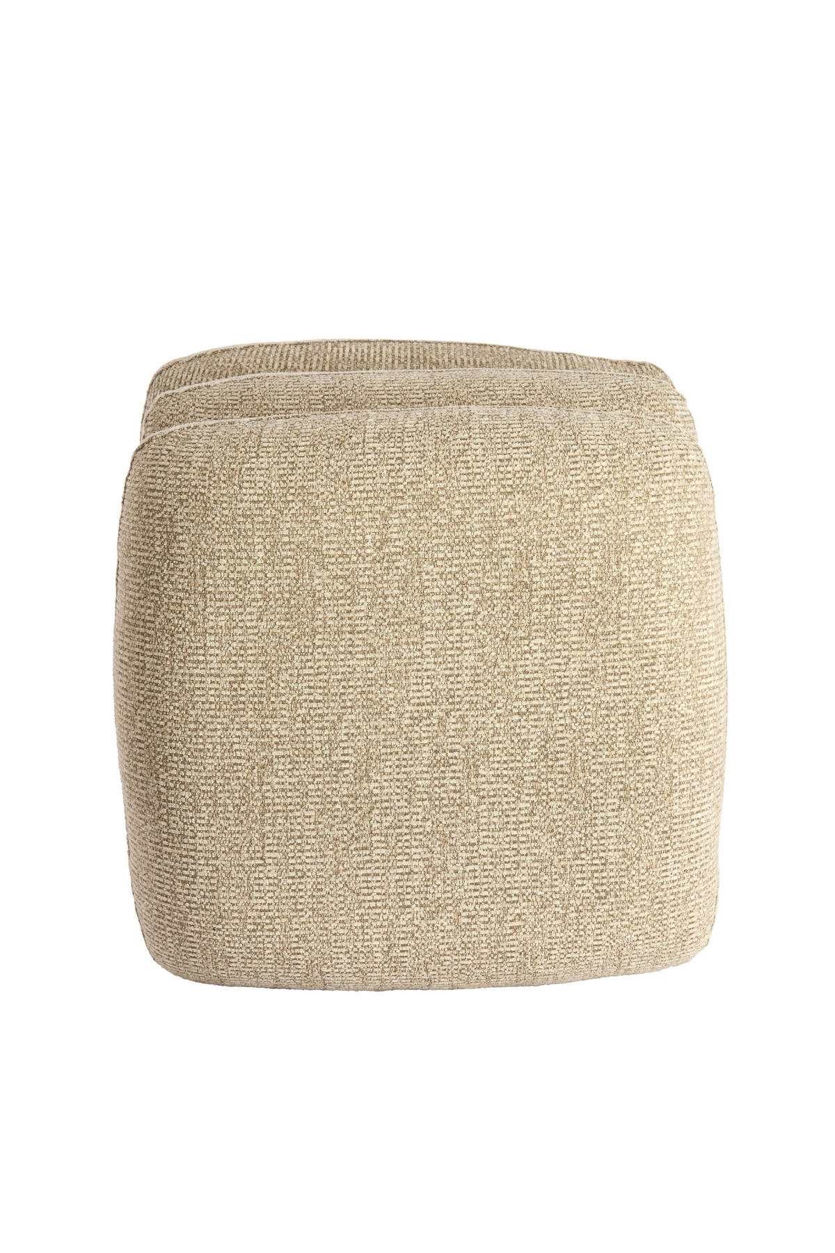 POUF LAURIE 44,5/44,5/44,5 cm  - Sandfarben/Creme, Basics, Textil (44,5/44,5/44,5cm) - Light & Living