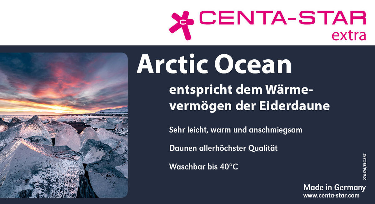 WINTERDECKE  Arctic Ocean  135/200 cm   - Sahara, Design, Textil (135/200cm) - Centa-Star