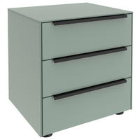Noptieră, 45/60/38 cm, verde salvie - verde salvie/negru, Design, plastic/metal (45/60/38cm) - Lomoco