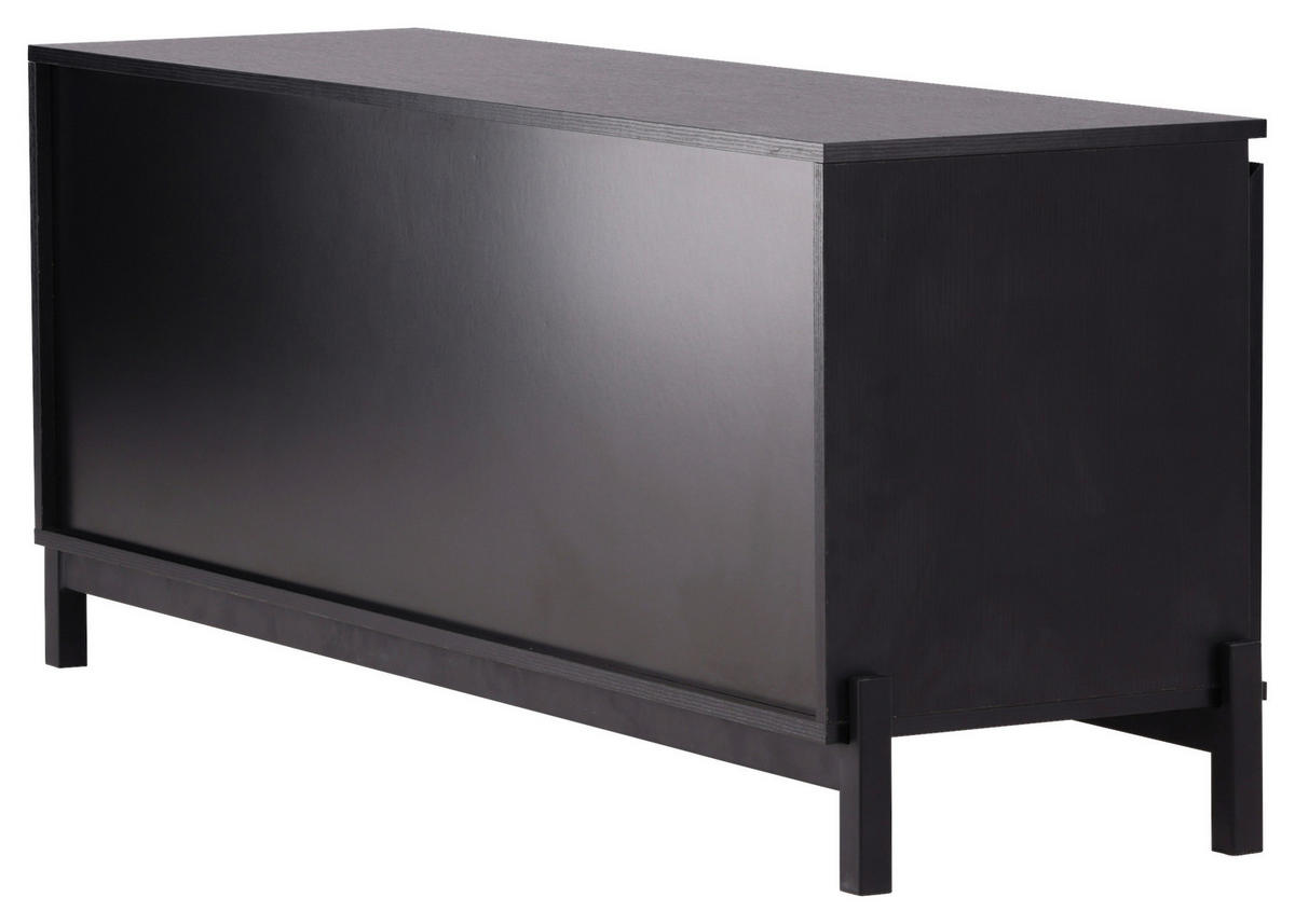 SIDEBOARD 135/56/40 cm  - svart, Design, metall/trämaterial (135/56/40cm) - Niels Andersson