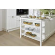EINBAUKÜCHE   - Eichefarben/Weiß, Design, Holzwerkstoff - Dieter Knoll