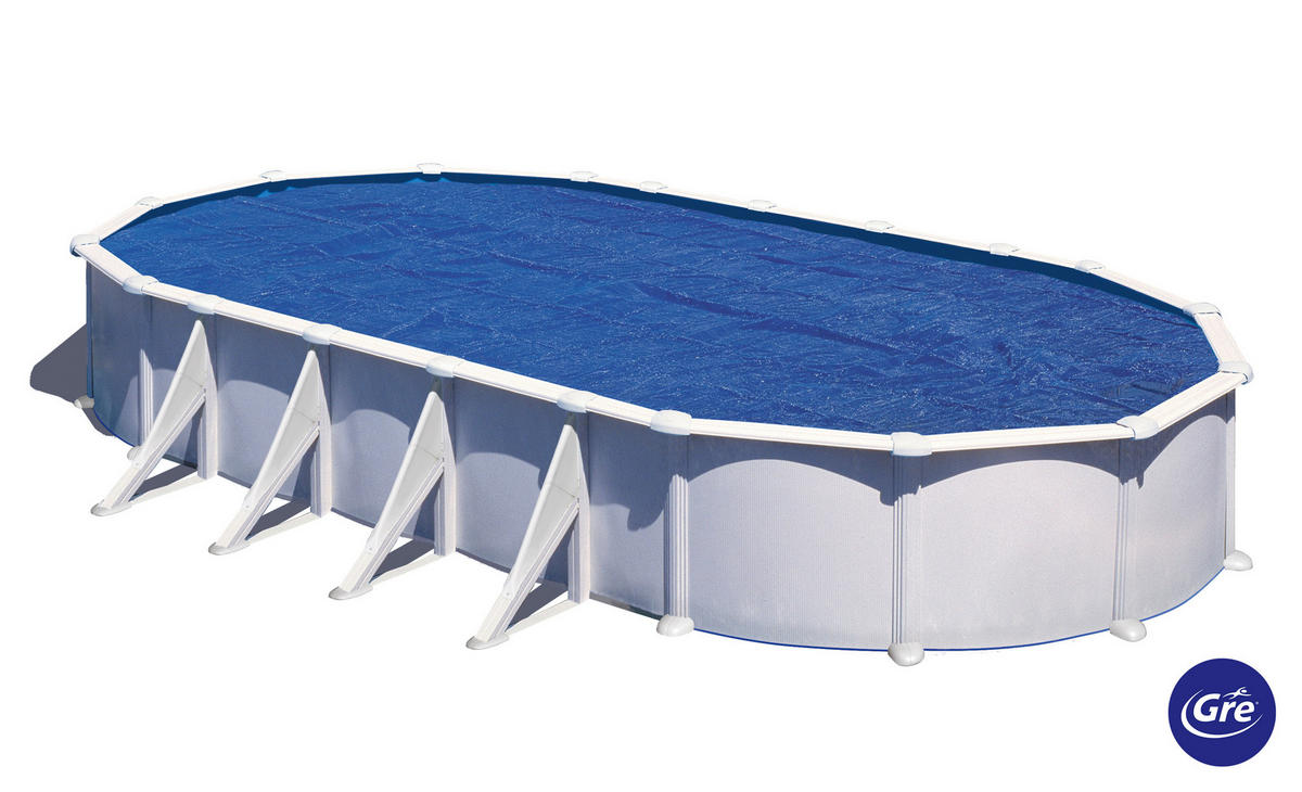 POOLABDECKPLANE 335/485 cm  - Blau, KONVENTIONELL, Kunststoff (335/485cm) - Gre