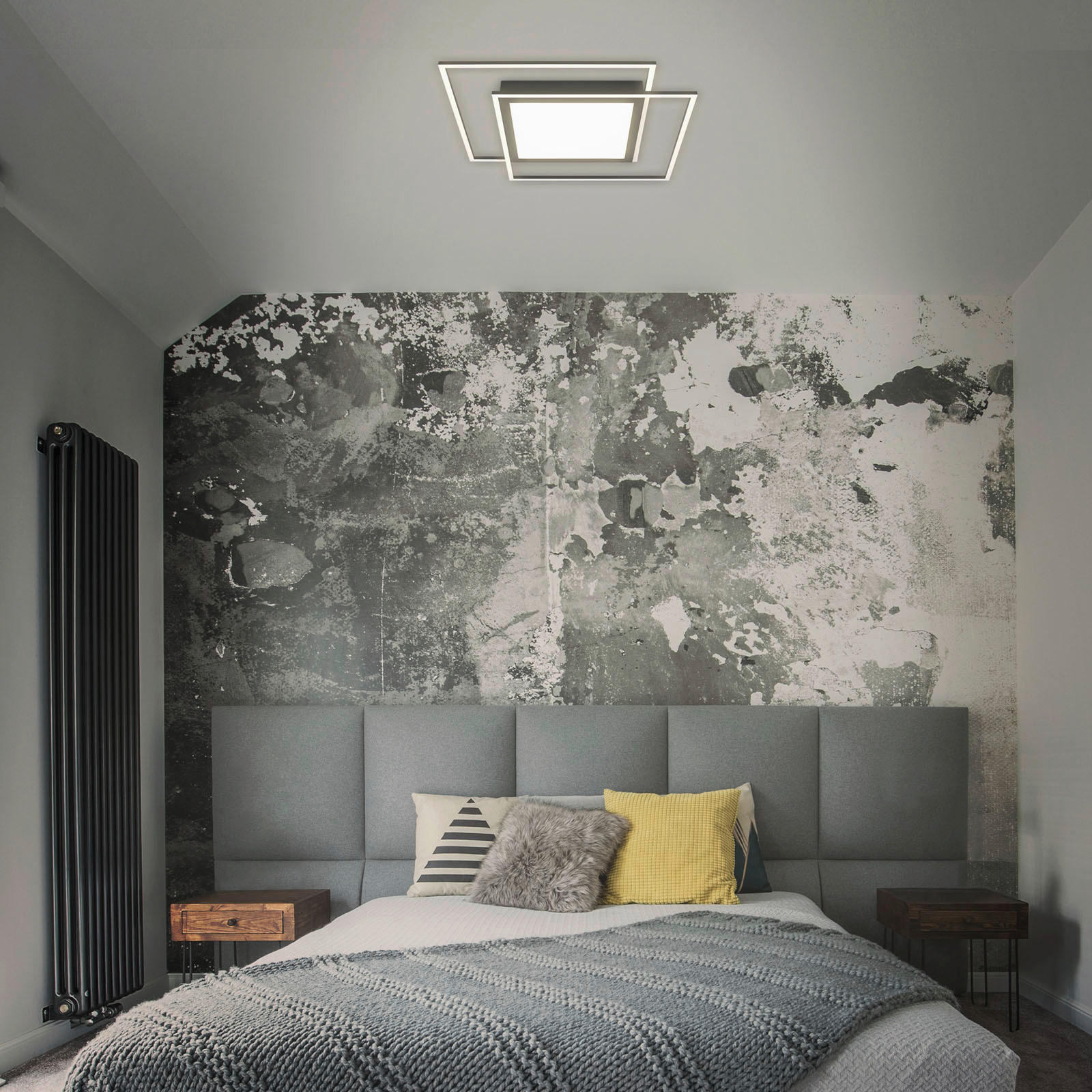 LED PLAFONJERA - crna, Osnovno, metal/plastika (51,5/6,5cm)