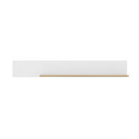 WANDBOARD Eichefarben, Weiß  - Eichefarben/Weiß, Design, Holzwerkstoff (150/22/21cm) - MID.YOU