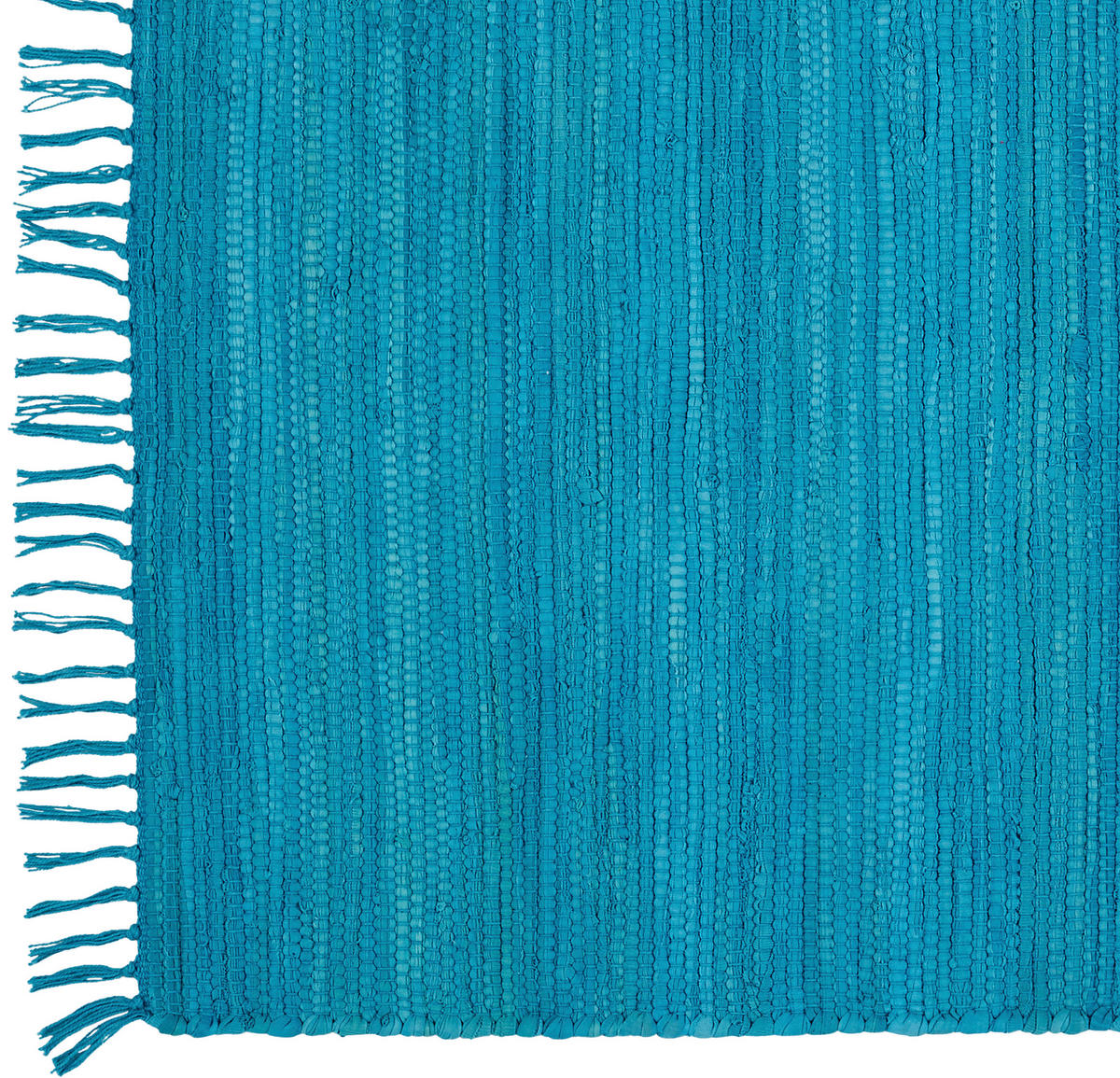 RUČNĚ TKANÝ KOBEREC, 70/120 cm, tyrkysová - tyrkysová, Basics, textil (70/120cm) - Boxxx