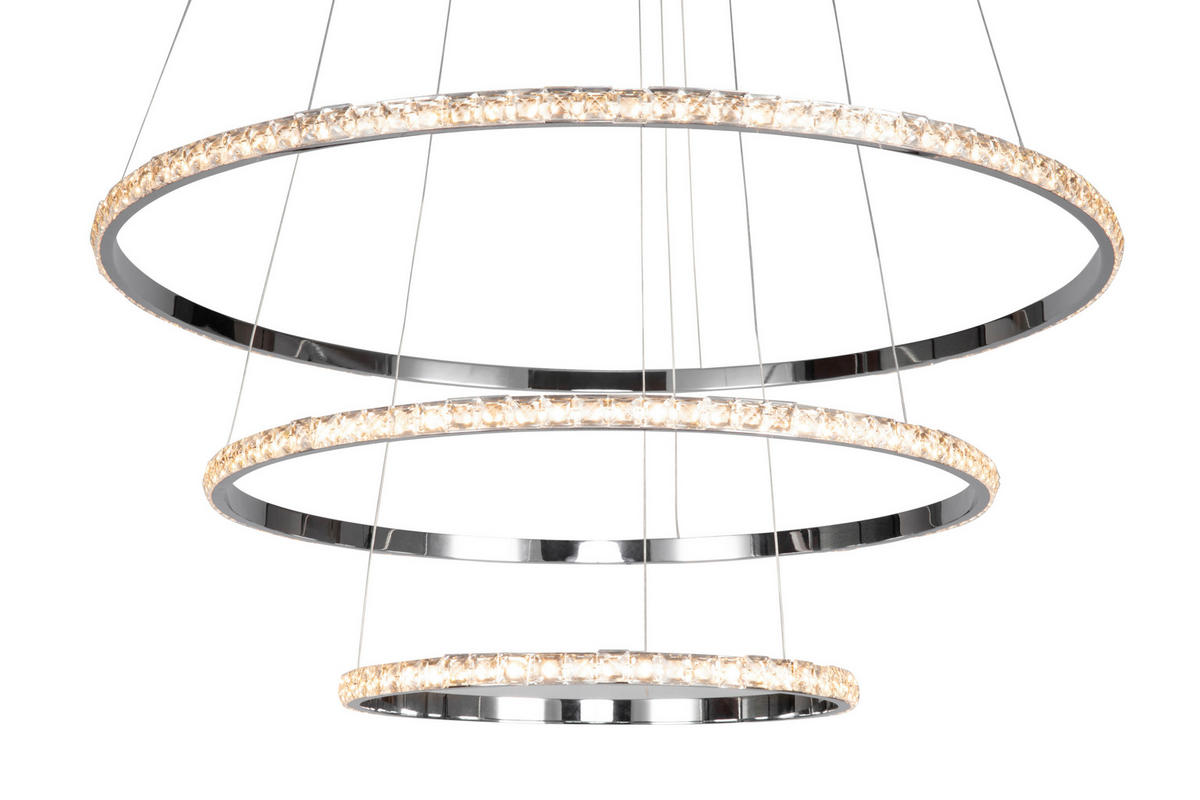 LED-HÄNGELEUCHTE 80/150 cm   - Weiß, Design, Kunststoff (80/150cm)