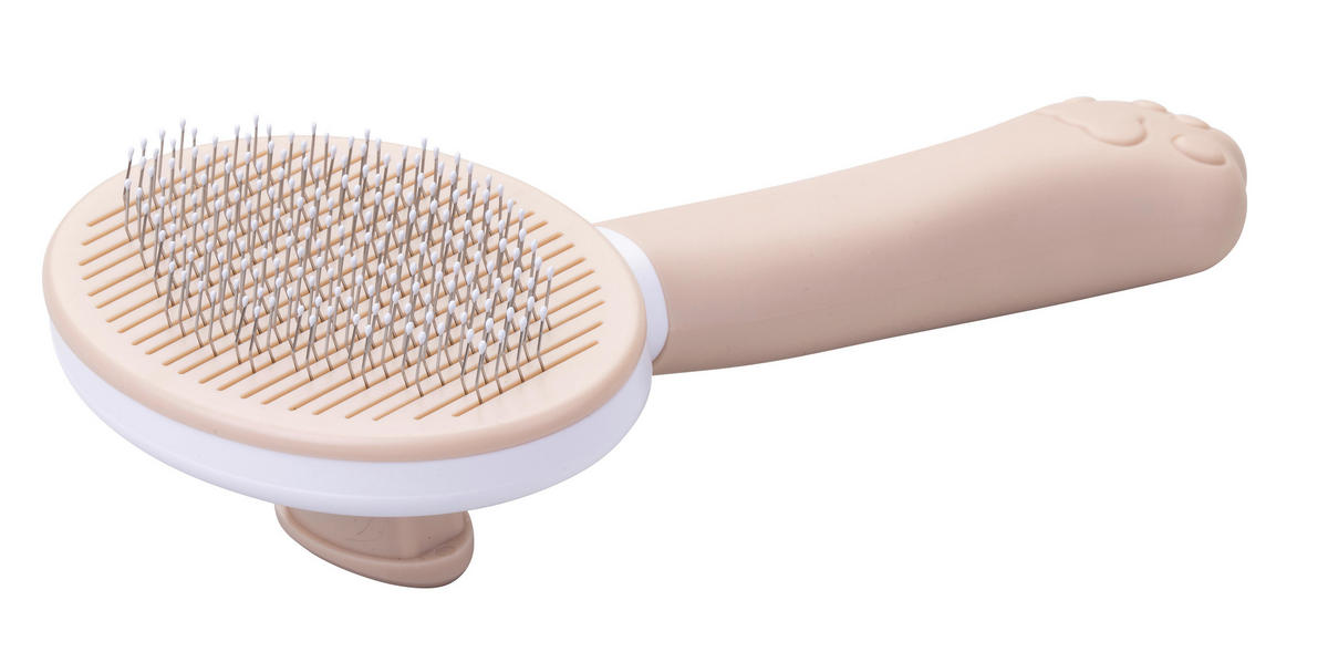 TIERHAARBÜRSTE - Beigebraun, KONVENTIONELL, Kunststoff (19/9/5,5cm) - Fackelmann