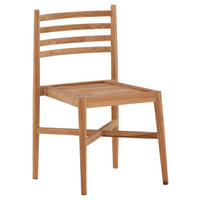 STAPELSESSEL Teakholz Teakfarben  - Teakfarben, KONVENTIONELL, Holz (50/81/52cm) - Gardenson