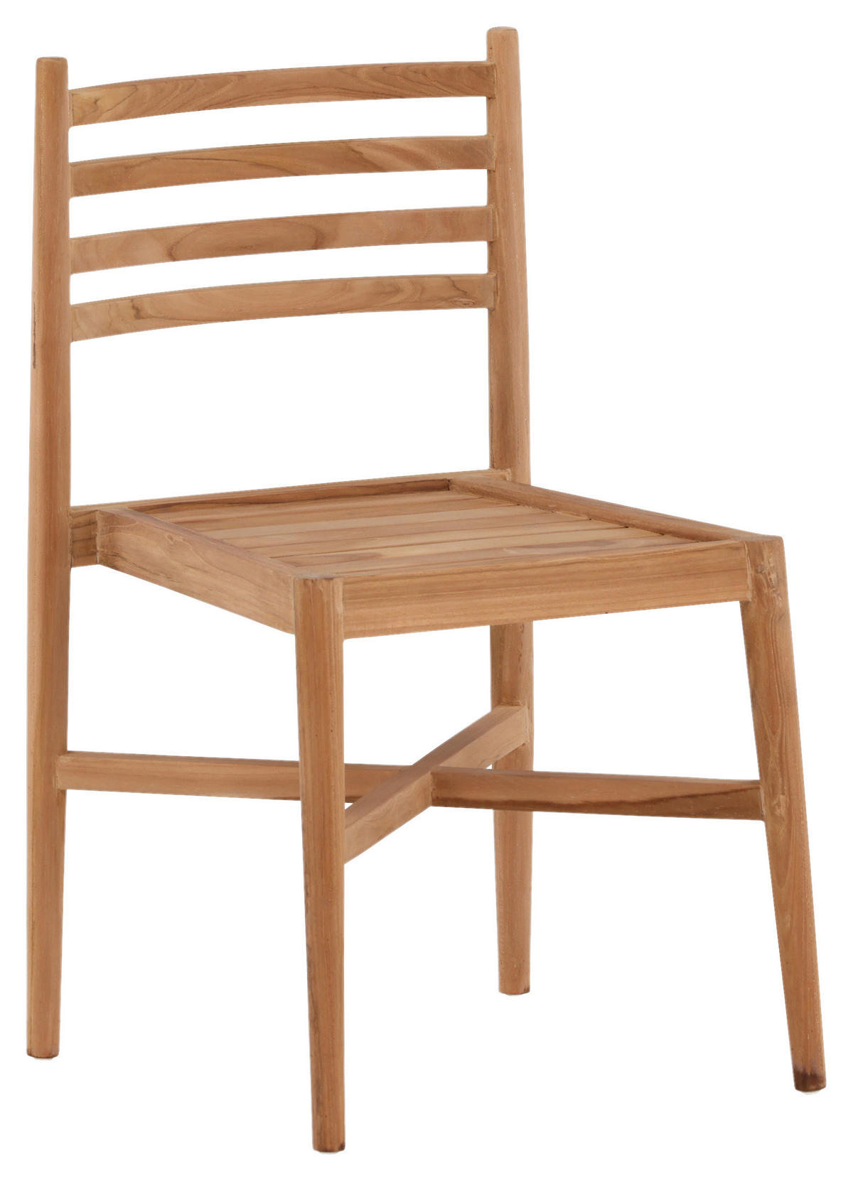 STAPELSESSEL Teakholz Teakfarben  - Teakfarben, KONVENTIONELL, Holz (50/81/52cm) - Gardenson