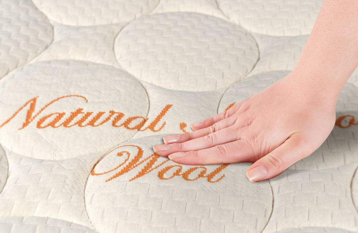 MATRAC 90/200 cm  - narancs/fehér, Modern, textil (90/200cm) - Novel