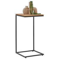 BEISTELLTISCH in Holz, Metall 35/35/66,5 cm  - Eichefarben/Anthrazit, Design, Holz/Metall (35/35/66,5cm) - Johann Jakob