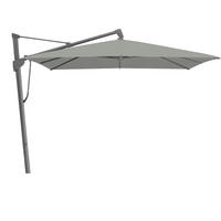 AMPELSCHIRM 400x300 cm Dunkelgrau  - Dunkelgrau/Anthrazit, Basics, Textil/Metall (400/300cm) - Glatz