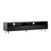 TV-BÄNK 160/40/40 cm  - svart, Design, metall/trämaterial (160/40/40cm) - Best Price