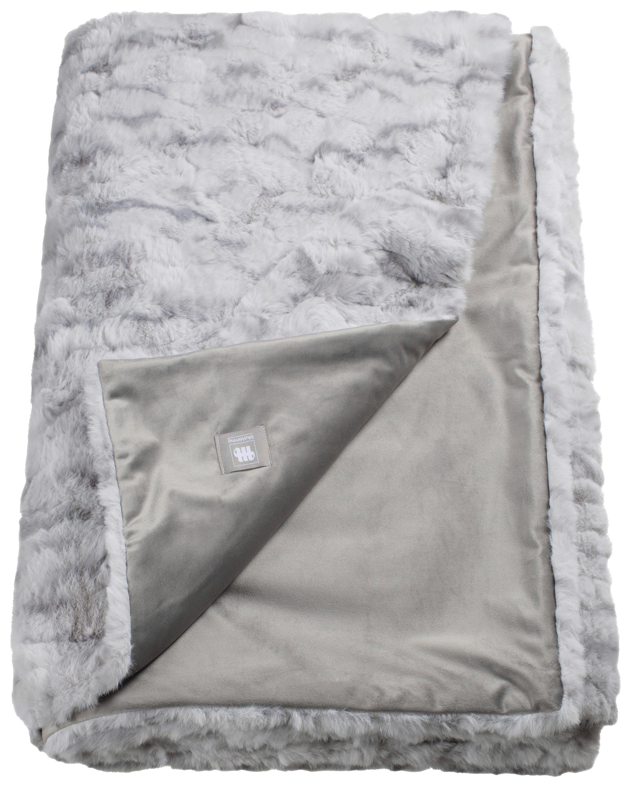 PLAID MR-Furry 130/170 cm  - Grau, Basics, Textil (130/170cm) - Musterring