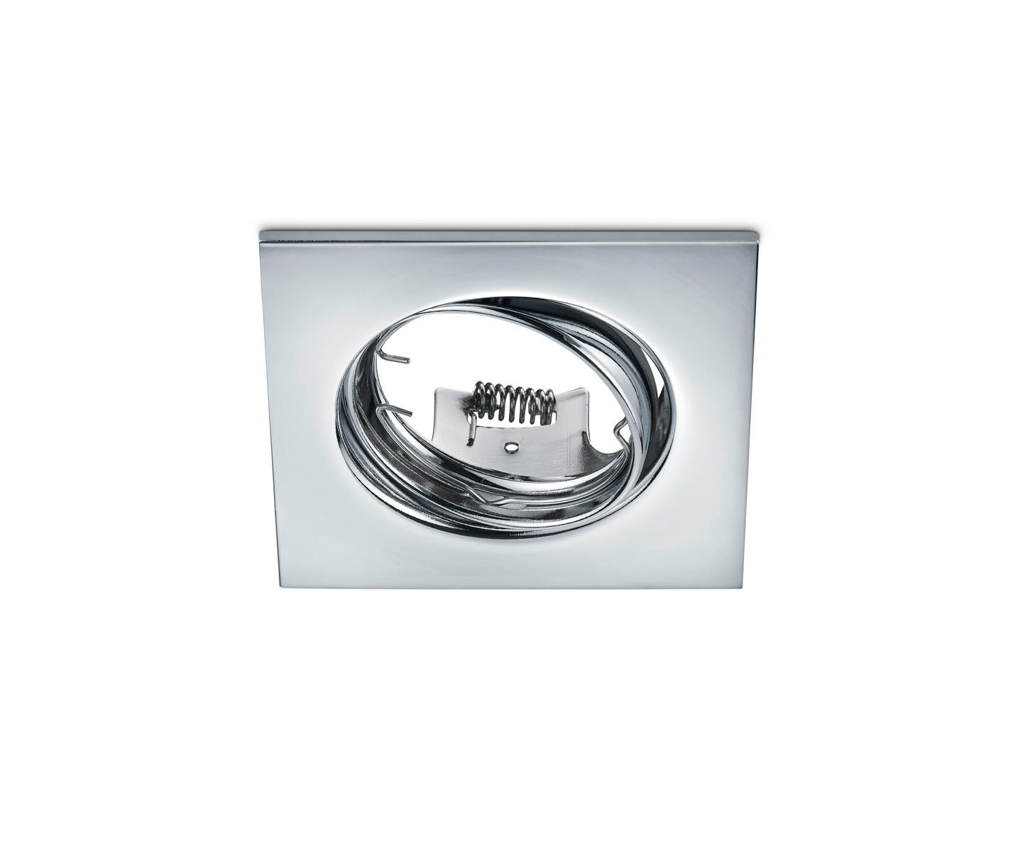 EINBAUSPOT JURA 8,0/8,0/7,0 cm - Chromfarben, KONVENTIONELL, Metall (8,0/8,0/7,0cm) - Trio Leuchten