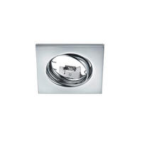 EINBAUSPOT JURA 8,0/8,0/7,0 cm   - Chromfarben, KONVENTIONELL, Metall (8,0/8,0/7,0cm) - Trio Leuchten