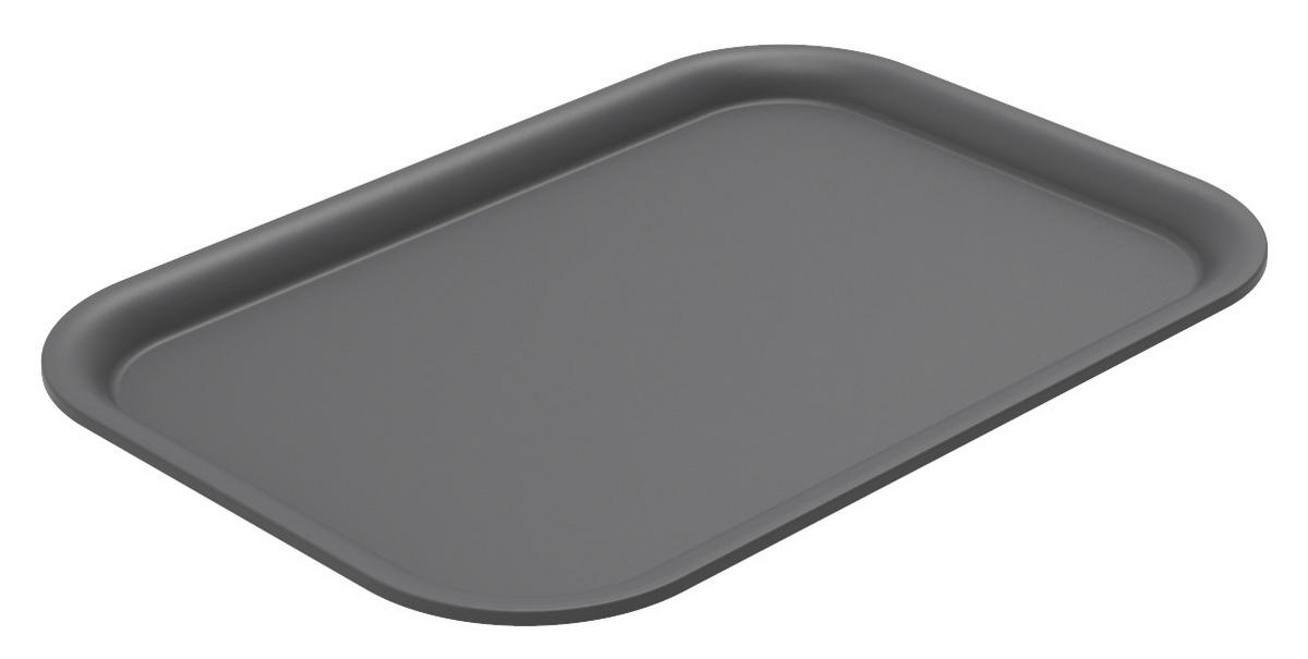 BOXDECKEL - Anthrazit, Basics, Kunststoff (26,5/18,5/1,2cm) - Rotho