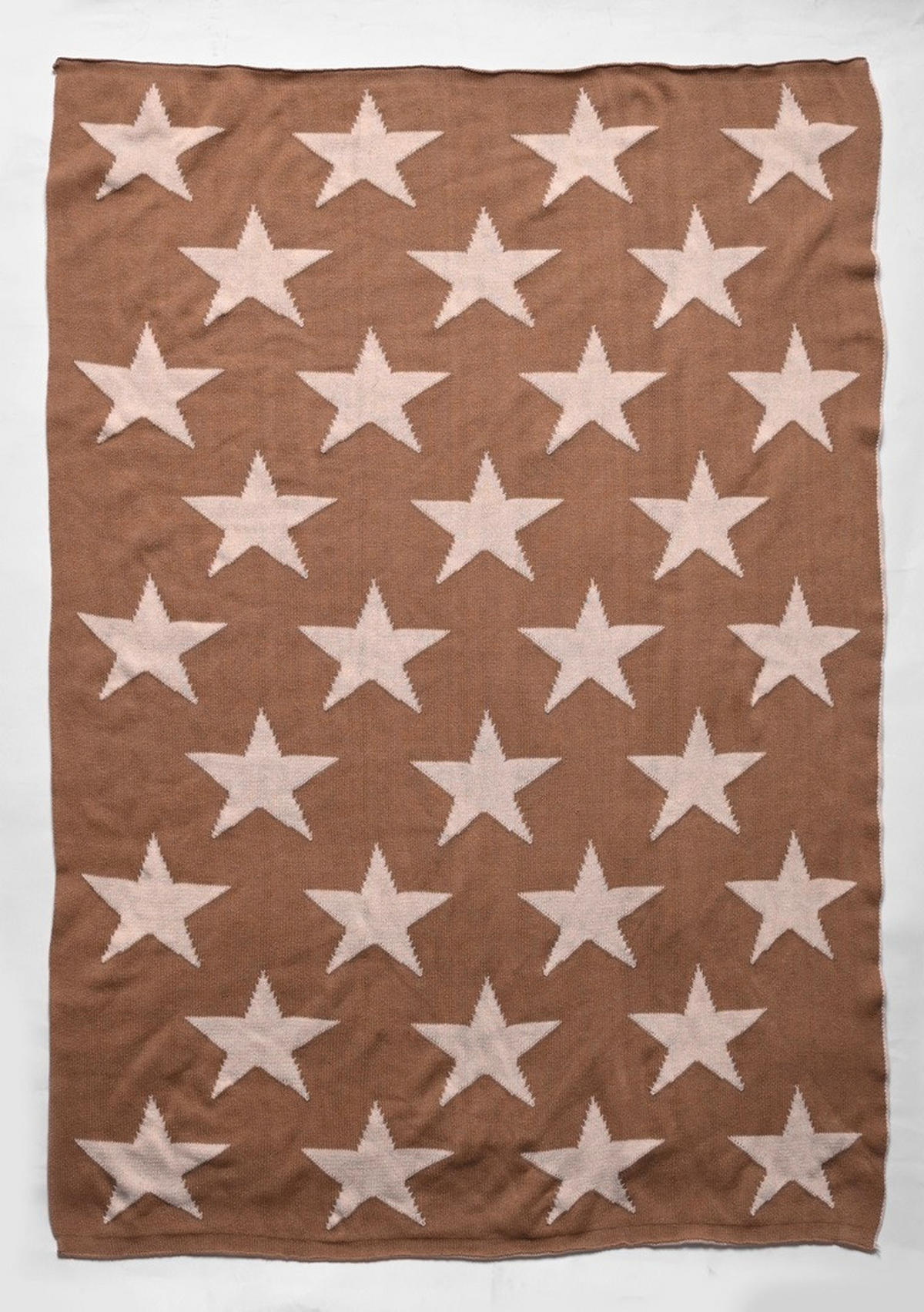 SCHMUSEDECKE  80/100 cm  - Creme/Braun, Basics, Textil (80/100cm) - Jimmylee