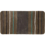 BADEMATTE Braun, Türkis 80/150 cm  - Türkis/Braun, KONVENTIONELL, Textil (80/150cm) - Esposa