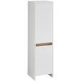 MIDISCHRANK 32,6/125,1/32,2 cm  - Eichefarben/Weiß, KONVENTIONELL, Holzwerkstoff (32,6/125,1/32,2cm) - Xora