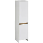 MIDISCHRANK 32,6/125,1/32,2 cm  - Eichefarben/Weiß, KONVENTIONELL, Holzwerkstoff (32,6/125,1/32,2cm) - Xora
