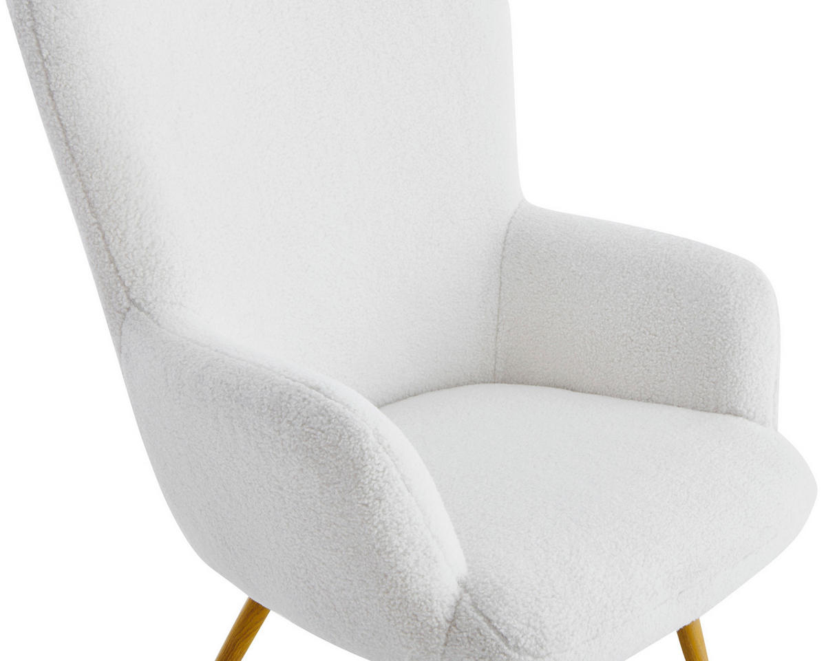 RELAX FOTEL SZETT - Sonoma tölgy/fehér, Design, textil/fém (68/100/78cm) - Ti'me