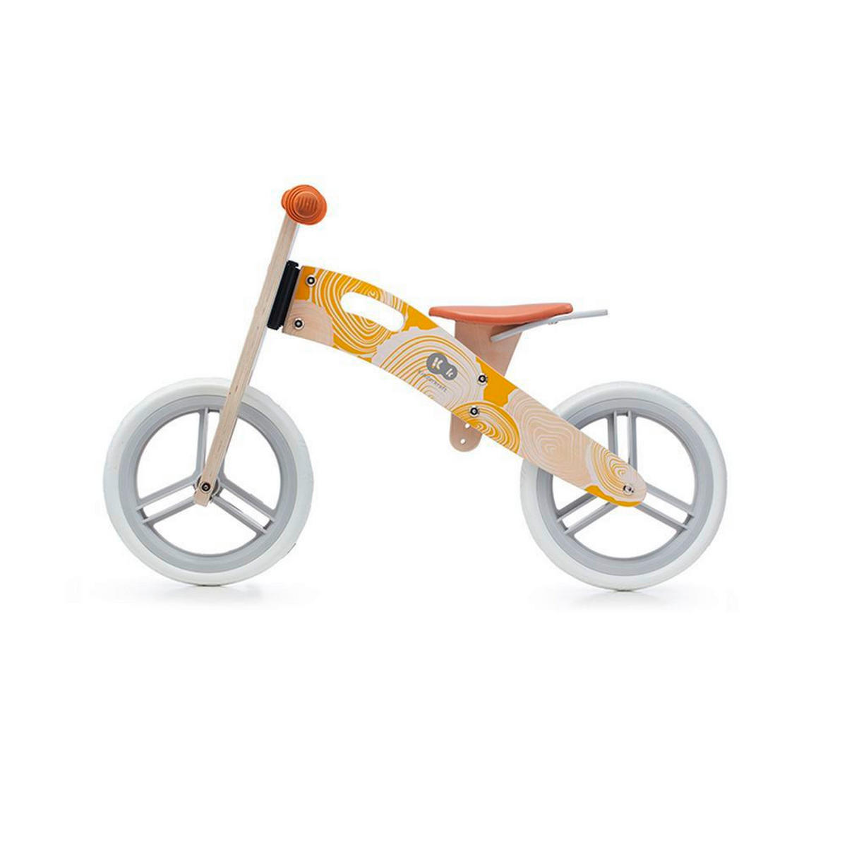 BICIKL GURALICA  RUNNER  - narančasta/siva, Basics, drvo/metal (38/54/83cm) - kinderkraft