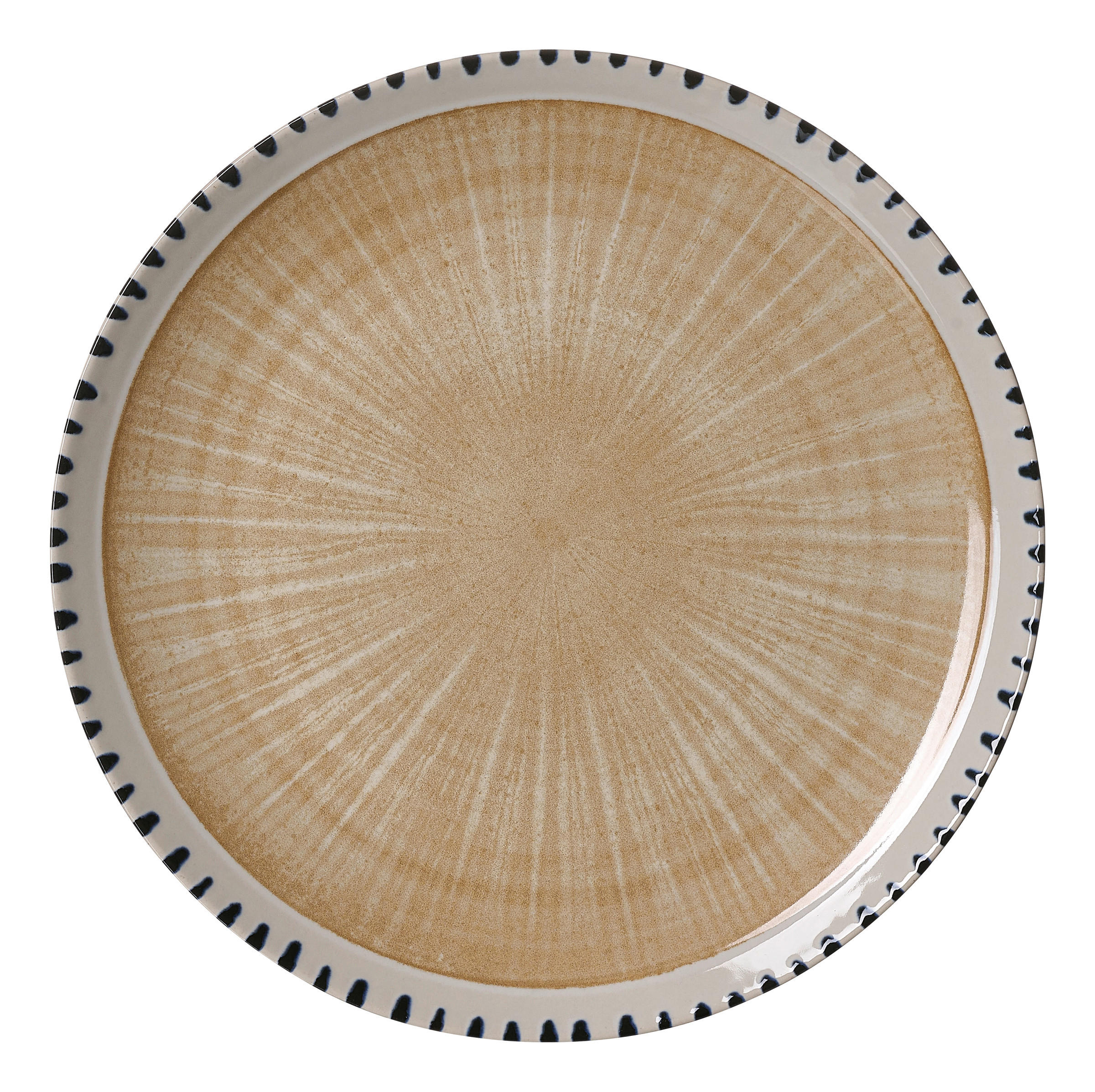 SPEISETELLER Creme 26/2,5 cm Natura  - Creme, KONVENTIONELL, Keramik (26/2,5cm) - Ritzenhoff Breker