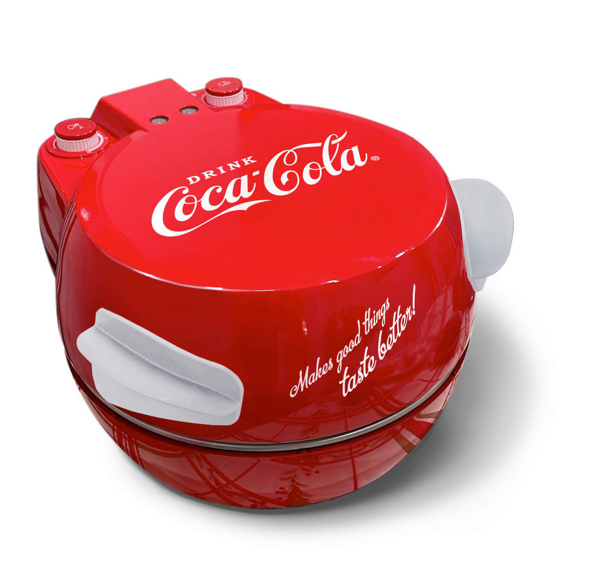 PIZZAOFEN  - Rot/Weiß, Basics, Metall (38,3/22,2/36,6cm) - Silva Schneider